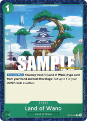 Land of Wano - OP02-048 - P - Paramount War Pre-release Promo